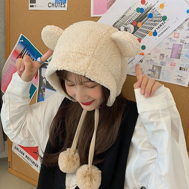 オータムウィンター 帽子 大人ガーリー スウィート キュート カジュアル 秋物 冬物 ブラック・アイド・ピーズ20248831384