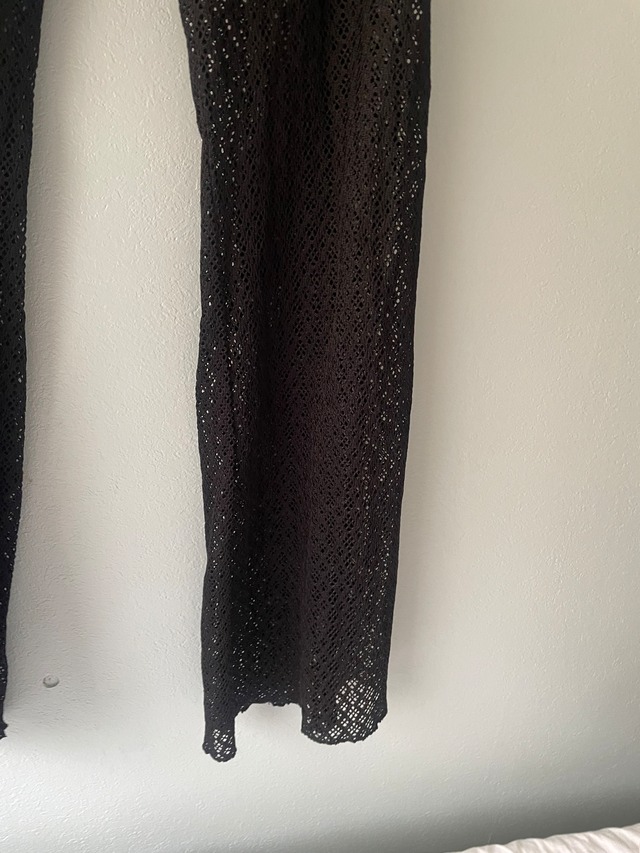 90s～lace flare pants