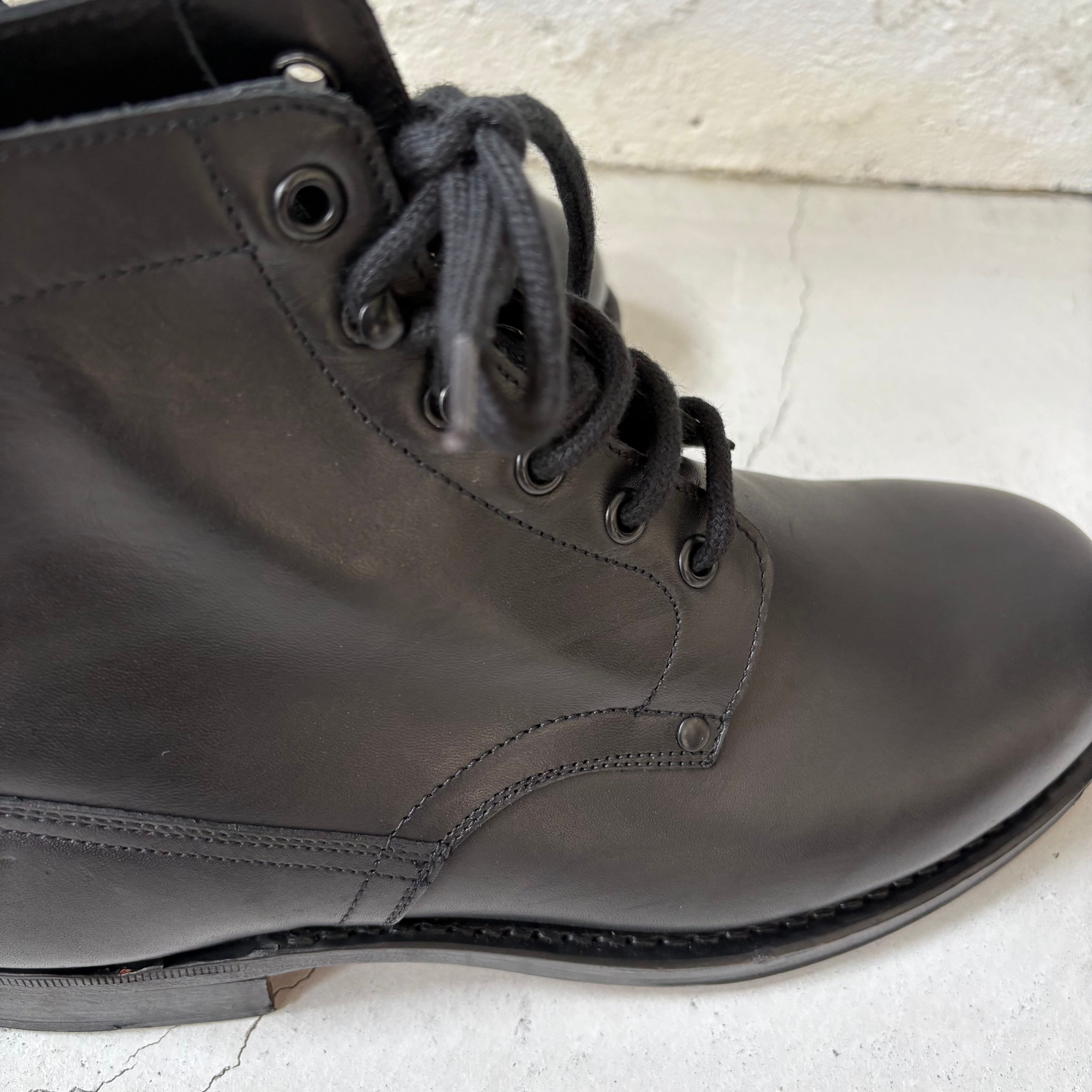 DEAD STOCK】Italian Army Leather Work Boots/デッドストック
