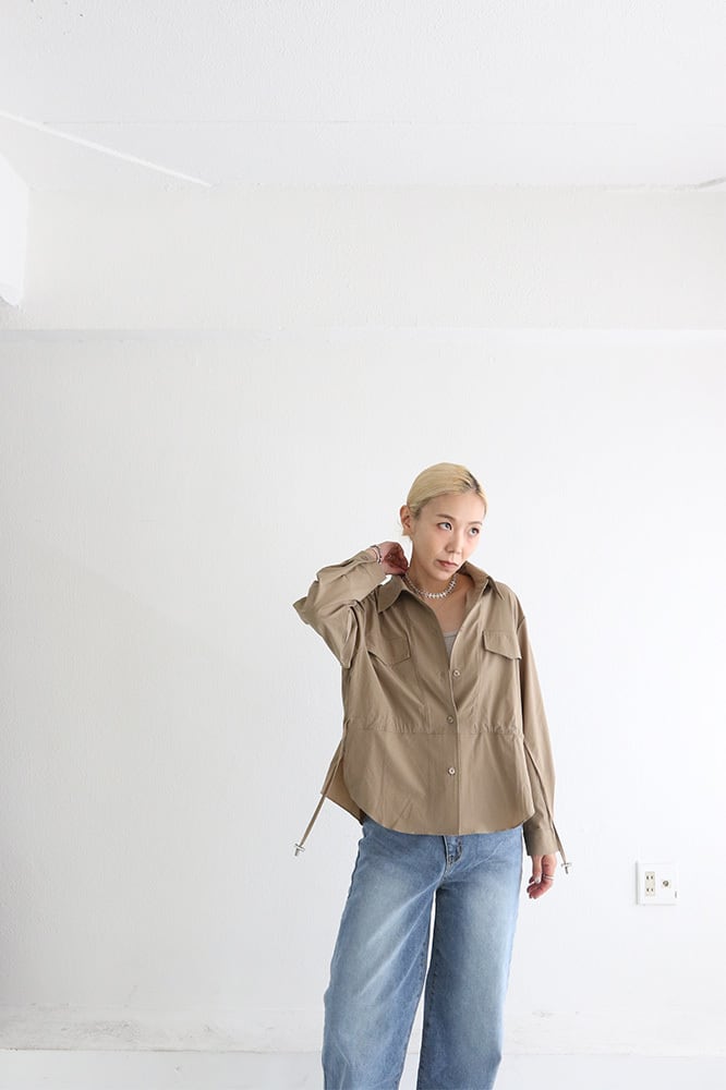 ストレッチドロストブラウス(W5W1008H)