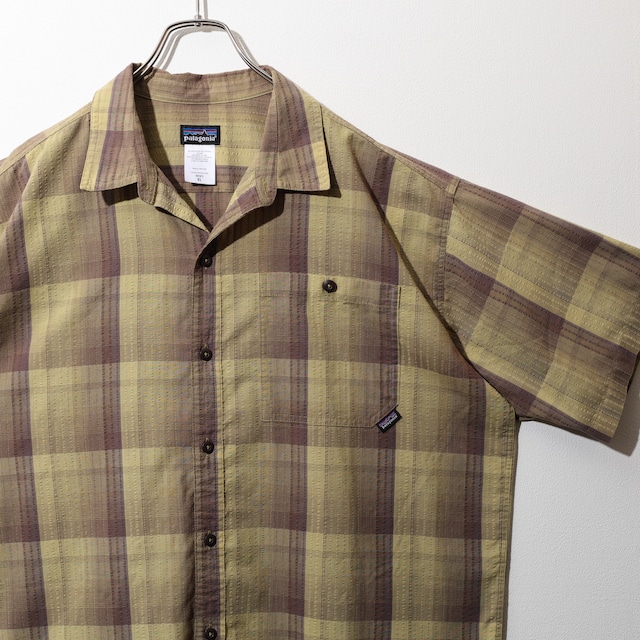 極美品 XL 07年 Puckerware Shirt Patagonia パッカーウェアシャツ パタゴニア シアサッカー