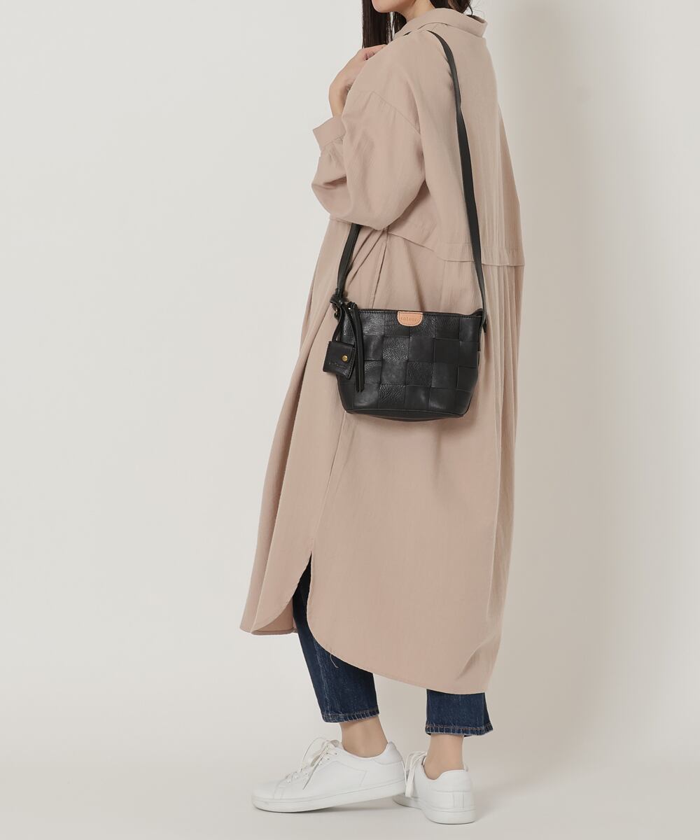 toleur(トーラ) カウレザー太メッシュショルダー 11871-GBE(グレー