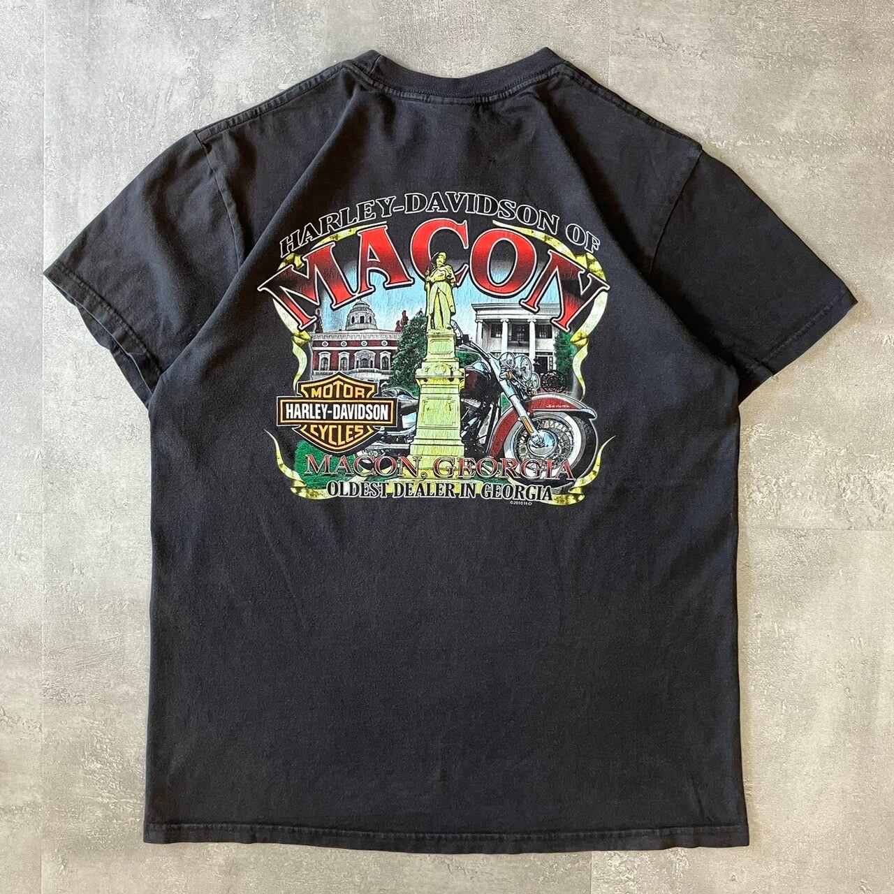《Msize》Harley-Davidson ハーレーダビッドソン Tシャツ 両面プリント no.3130