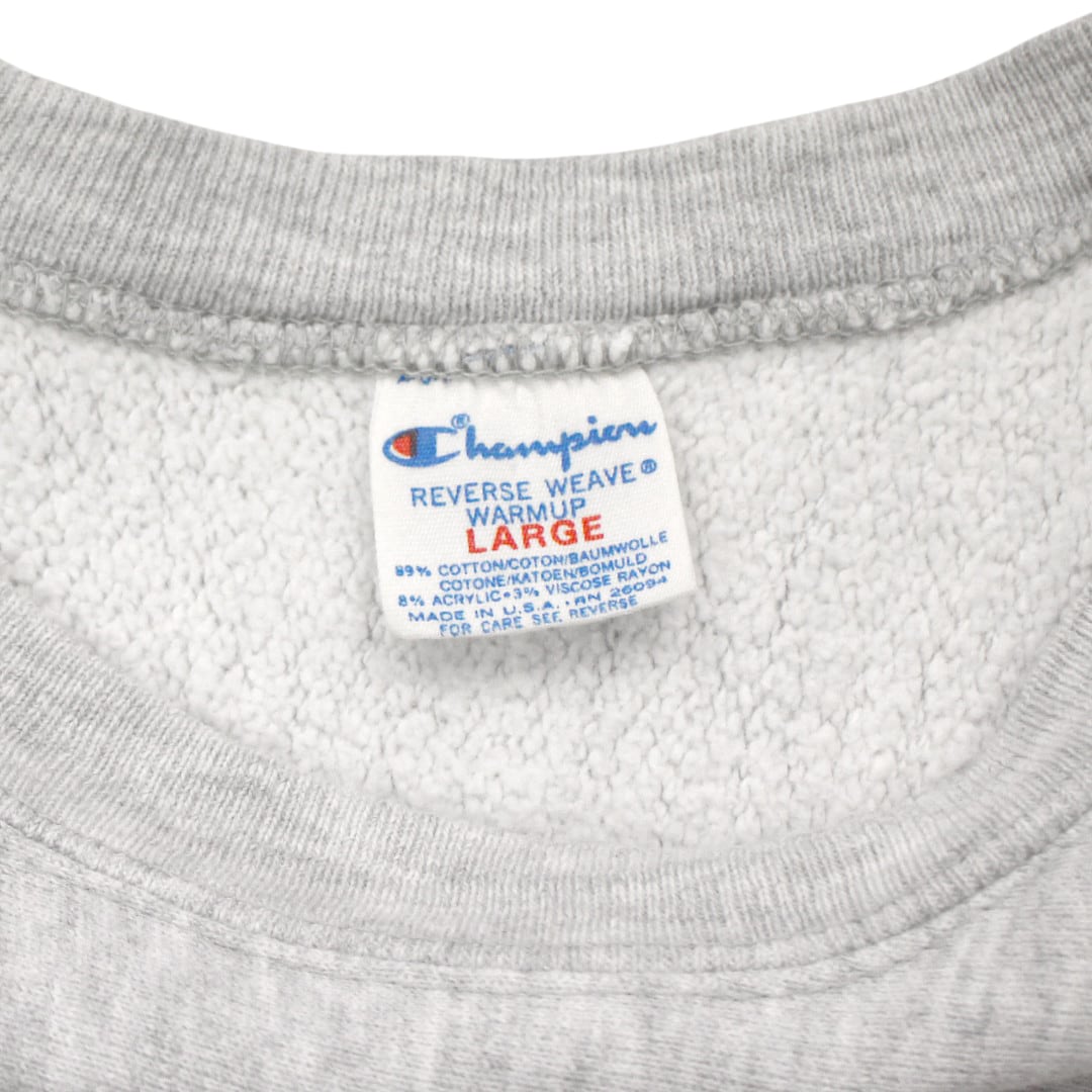 古着 80s USA製 Champion Reverse Weave Warmup Grey チャンピオン リバースウィーブ ワームアップ トリコタグ クルーネック tcp124 古着 80s USA製 Champion Reverse Weave Warmup Grey チャンピオン