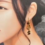 -Stardust Tree Bells- クリスマスツリーとベルのピアス イヤリング イヤーカフ