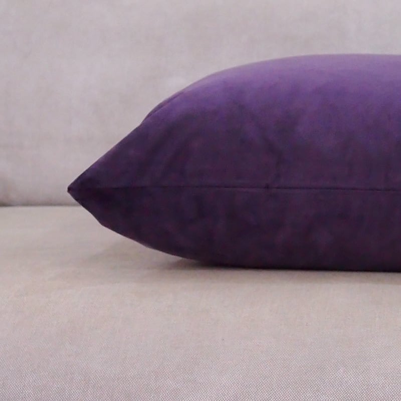 送料無料 パープル 紫 60cm クッションカバー 単品 | ミニョン