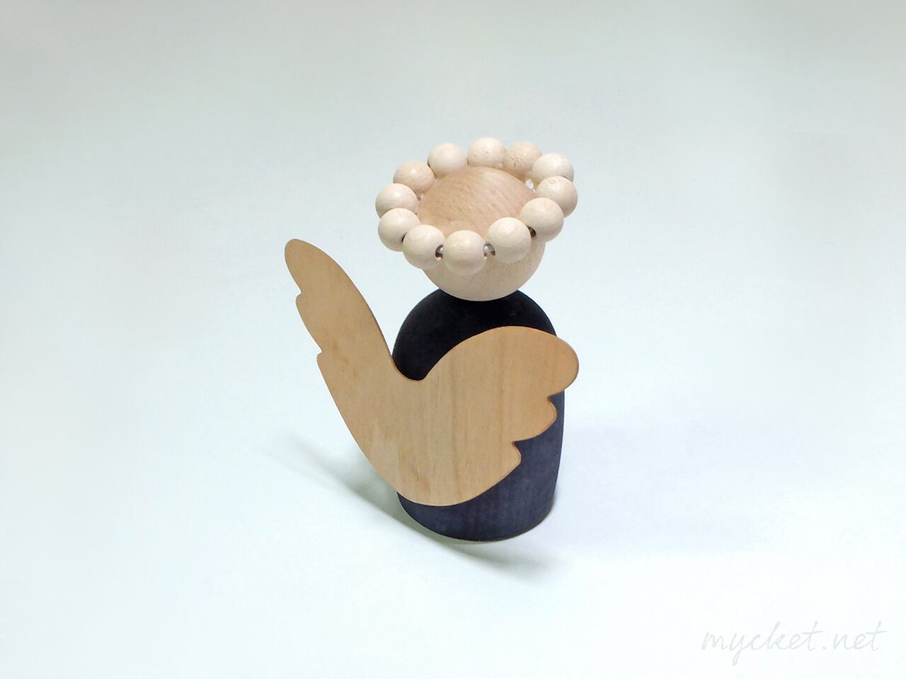 aarikka「天使のオブジェ」（ユーズド/木製品/ENKELI/アーリッカ