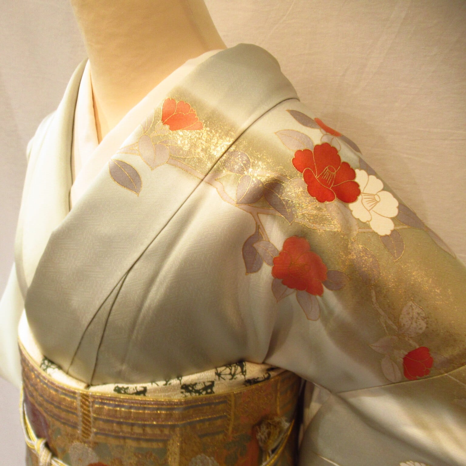 訪問着 百花繚乱 ラメ地☆百花繚乱♥正絹✻訪問着 ラメ地