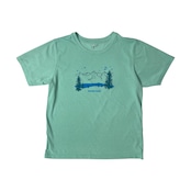 mont-bell モンベル プリント半袖Tシャツ XL/ミントグリーン/#1114482