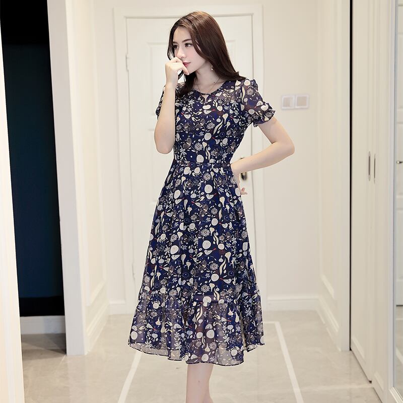 ワンピース レディース 花柄 春 夏 秋 新作 長袖ワンピース きれいめ