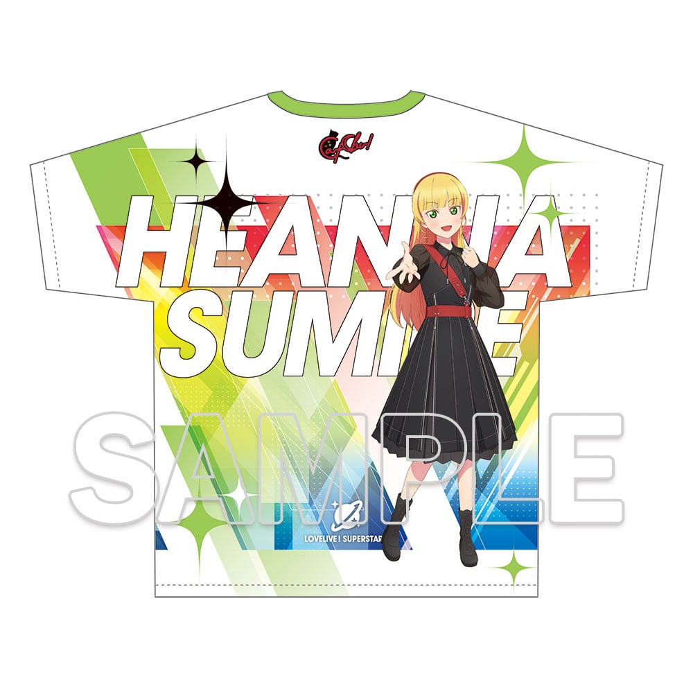 ラブライブ！スーパースター！！フルグラフィックTシャツ Ver.心・技