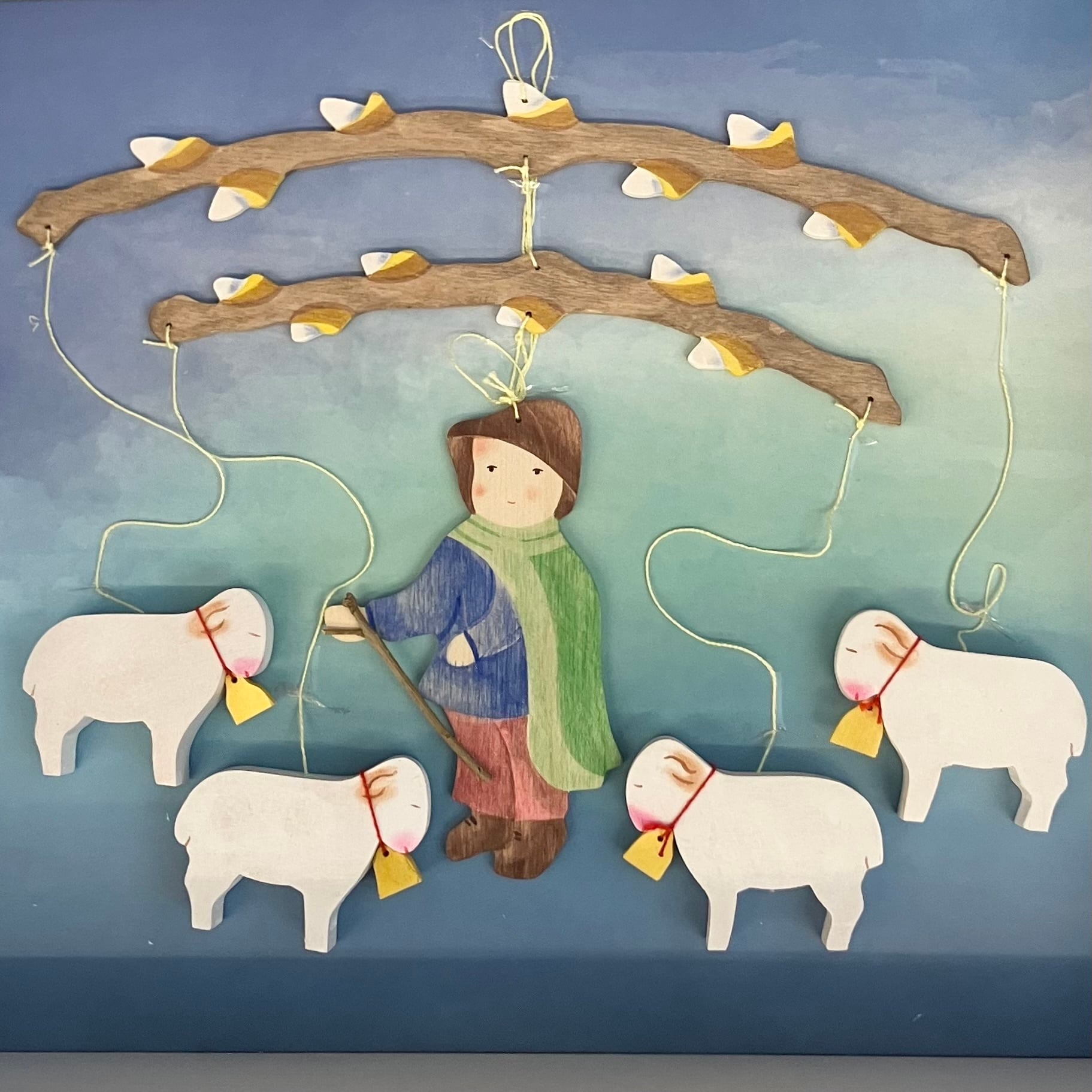 オストハイマー　羊飼いセット　劇遊び 楽天市場】オストハイマー 羊飼い3個入り ミニ 箱入りセット 生誕