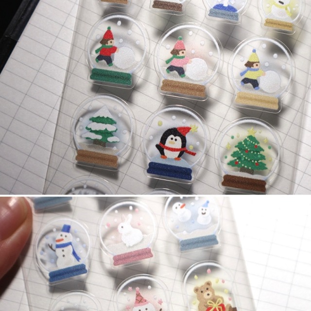 softy fog 〔sticker -Snow ball 01-〕