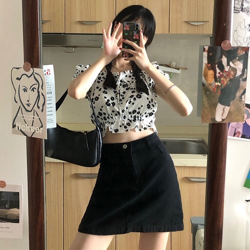 ✞ スリーブバンドショートトップス Aラインスカート ✞ゴスロリ SM ミリ 甘ロリ クラロリ 和ロリ エレガント 黒ロリ 姫ロリ 華ロリ BB-BB7602679