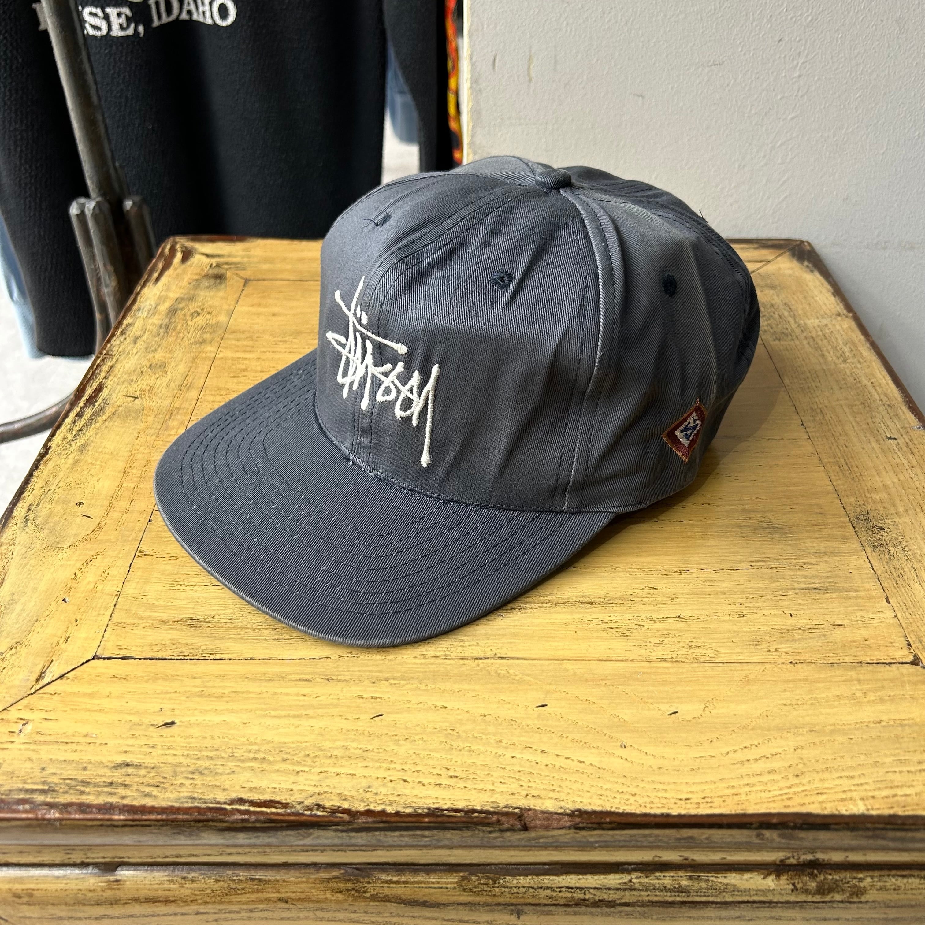 90s STUSSY "Stock Logo" embroidery cap【仙台店】