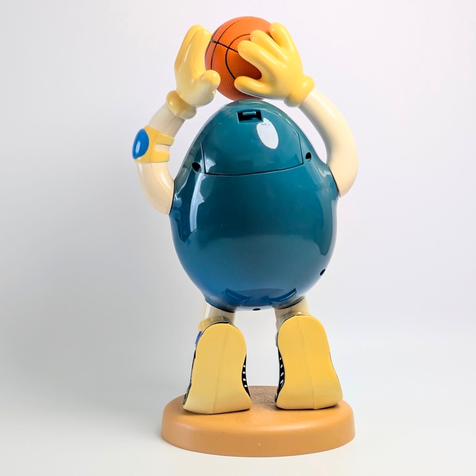 ☆ VINTAGE JUNK ☆【 m&m's  ( エムアンドエムズ ) 】BASKETBALL BLUE / Dispenser / キャンディディスペンサー 〚アメリカン雑貨 アメトイ〛