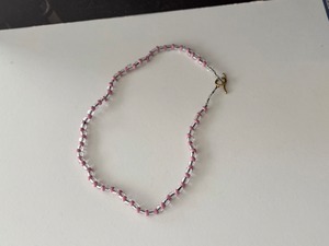 necklace #transparent pink