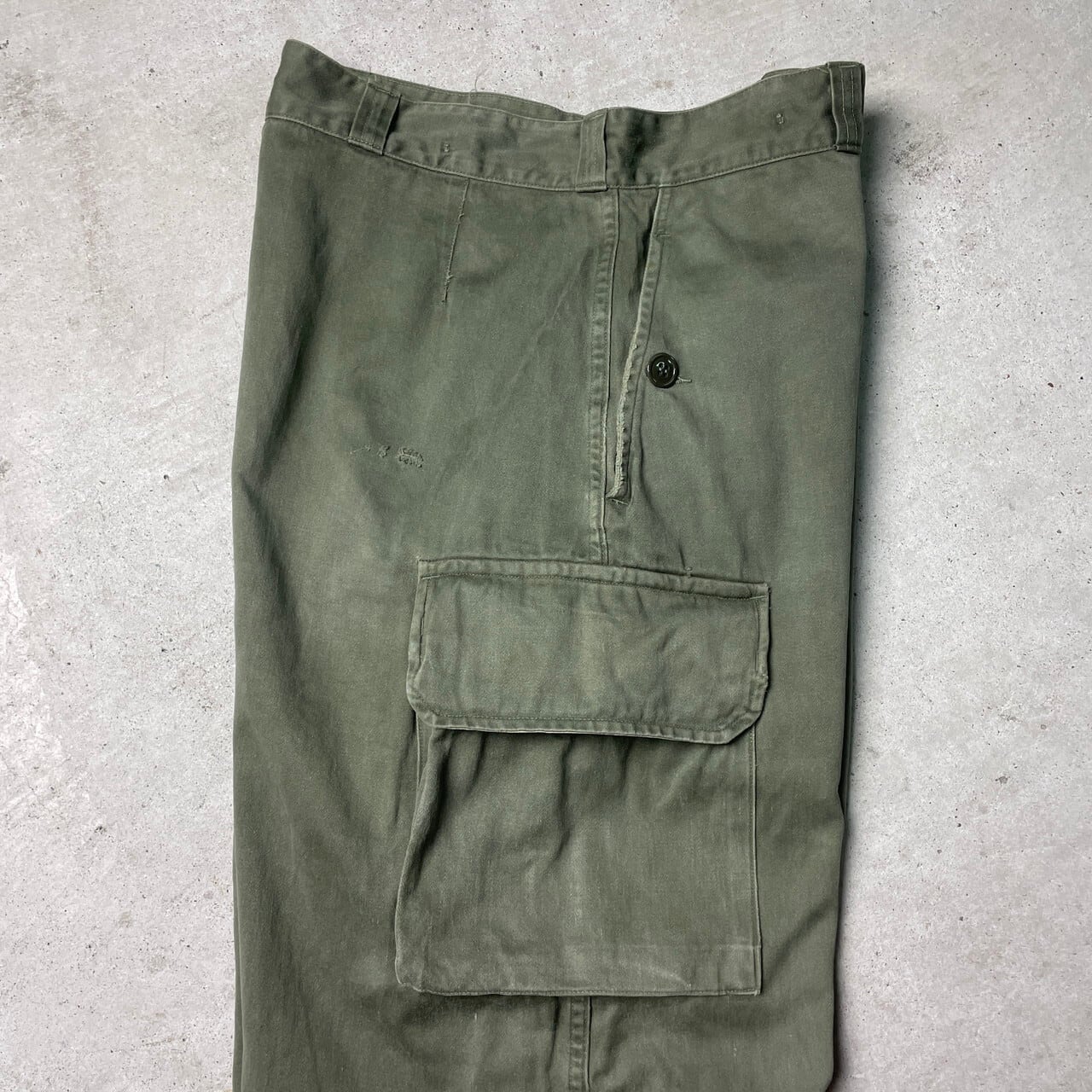60年代 フランス軍 M-64 カーゴパンツ ミリタリーパンツ メンズW33相当