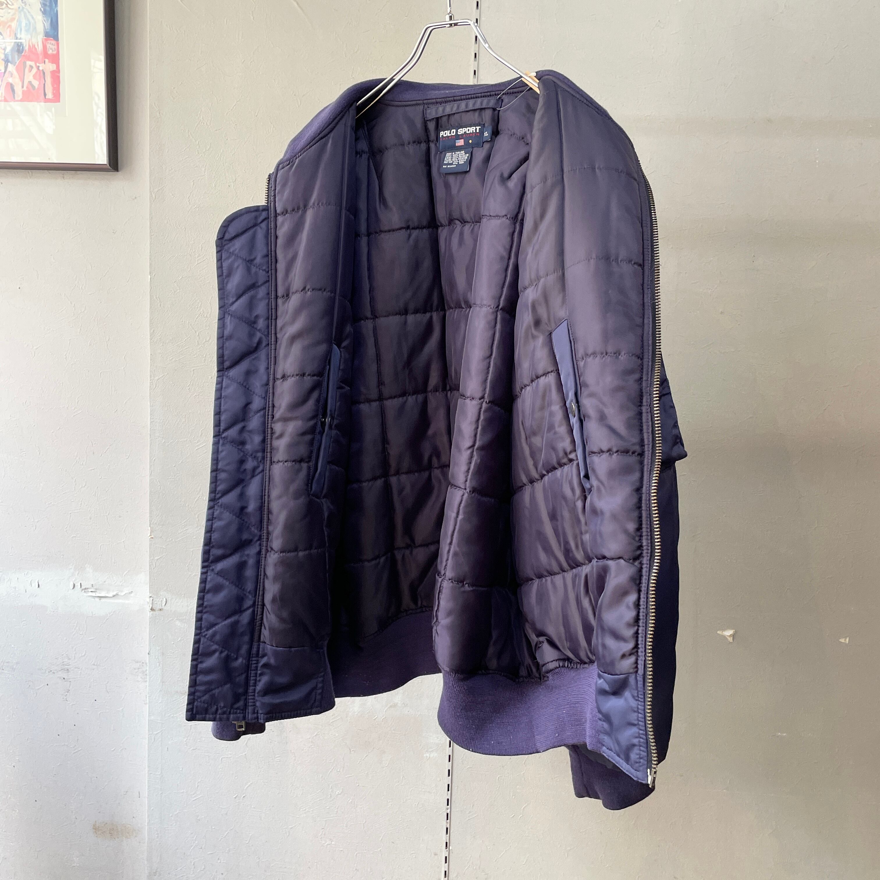 90s ポロスポーツ MA-1フライトジャケット ラルフローレン