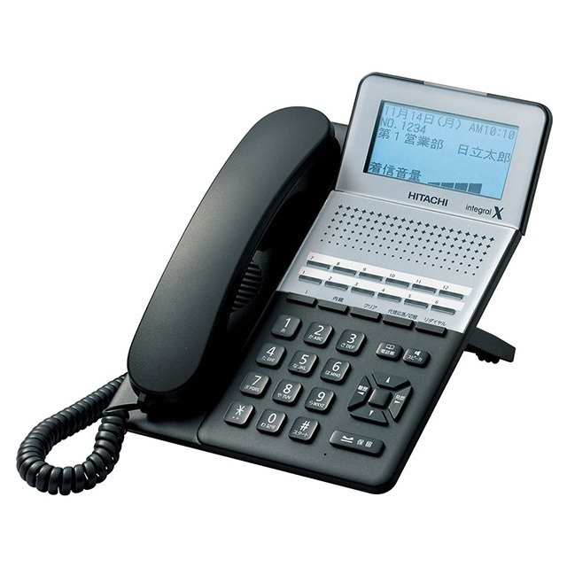 【日立xi 端末】ET-12XI-SDB Xi12ボタン標準電話機　黒