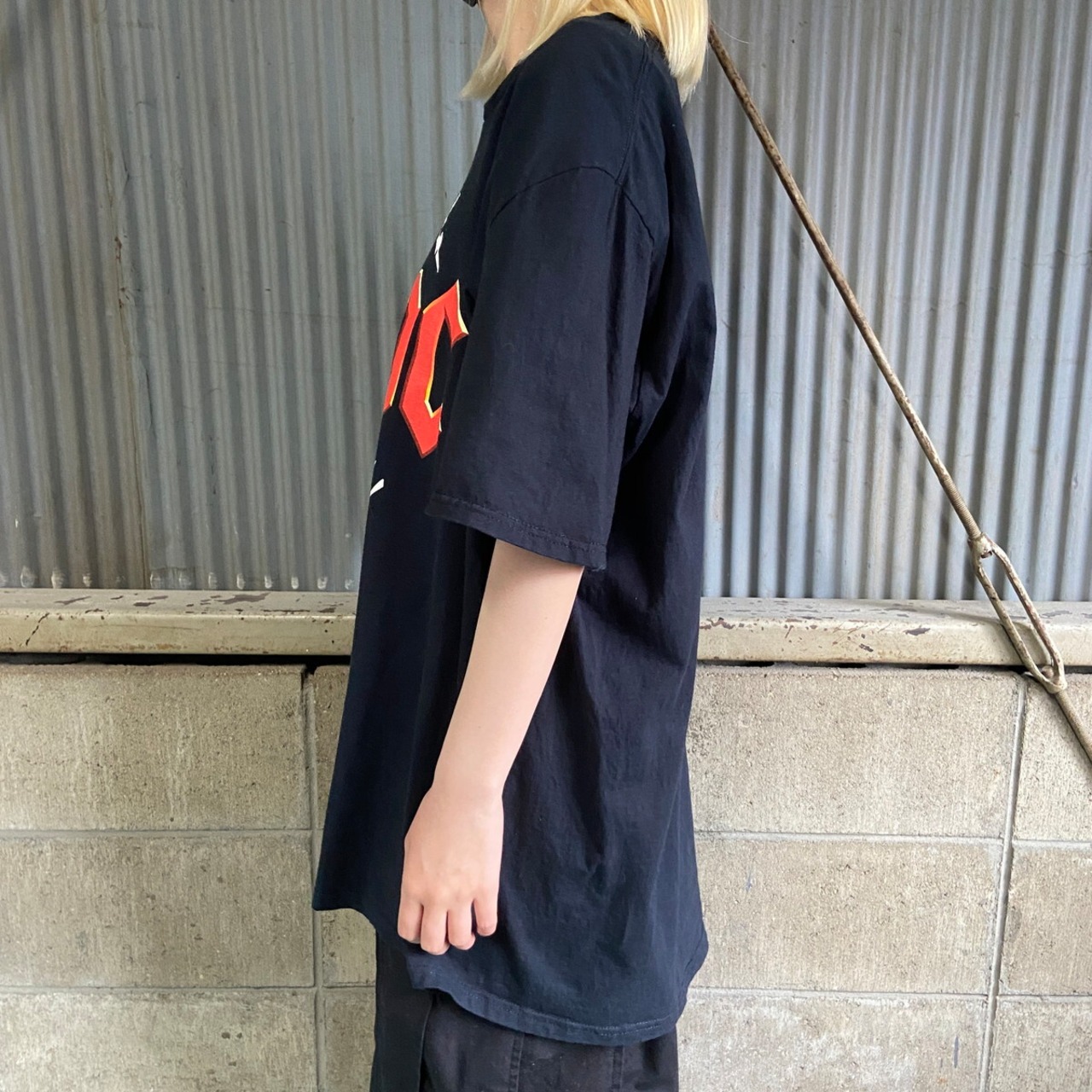 ビッグサイズ AC/DC エーシーディーシー バンドTシャツ メンズ3XL 古着 