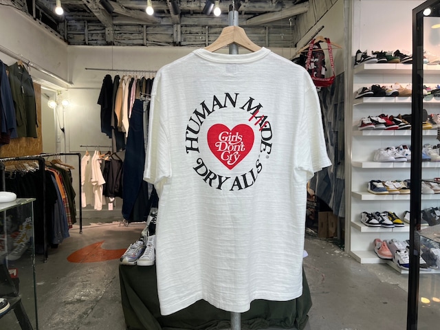 HUMAN MADE × Girls Don’t Cry TEE WHITE XL HM18TE033 70100