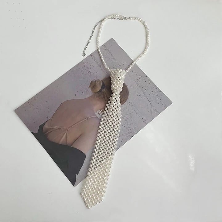 Beaded  design tie 3 colors V2140