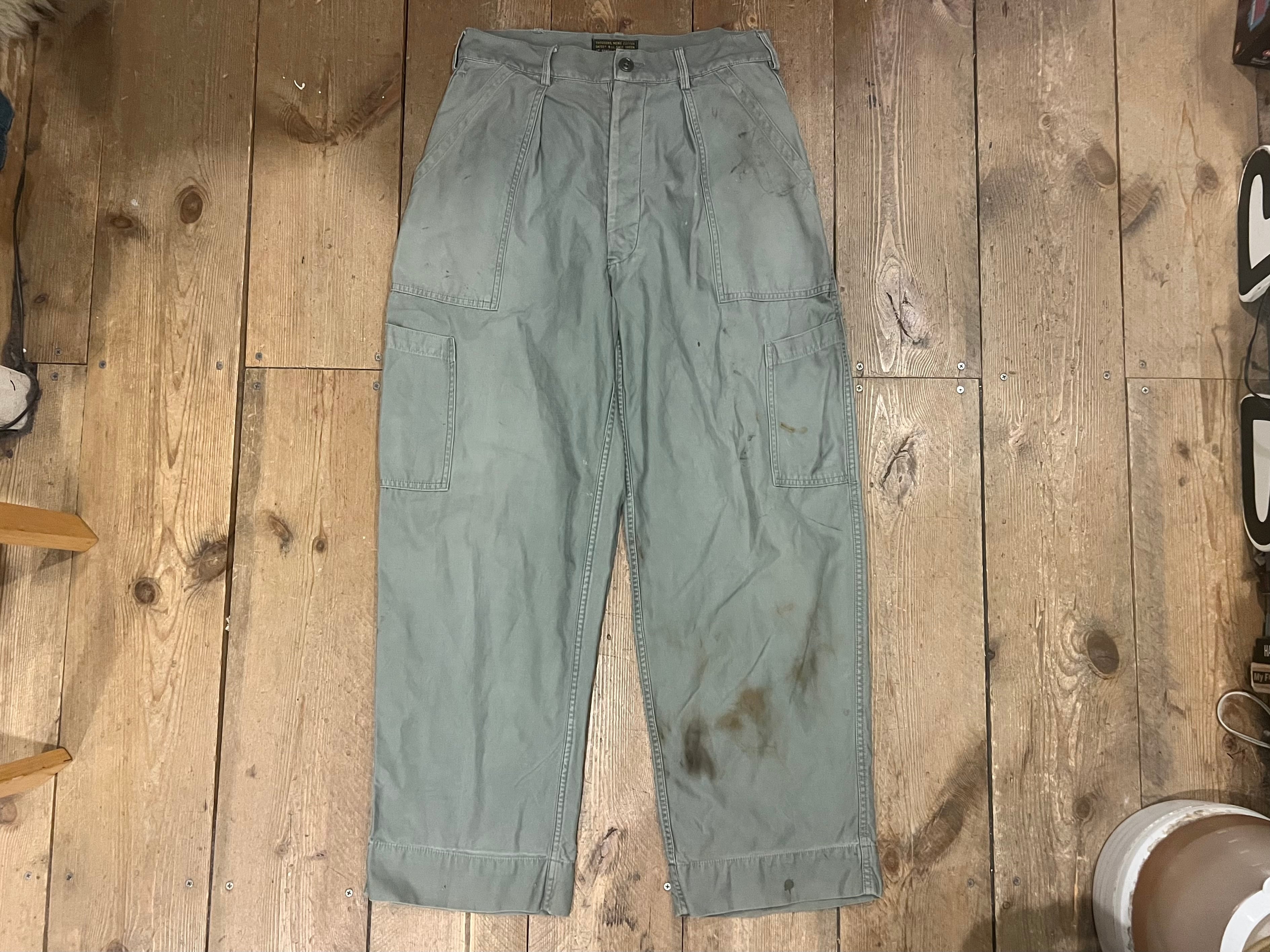SHADE509 US ARMY mechanic pants 31.5×29 | snug fukuoka