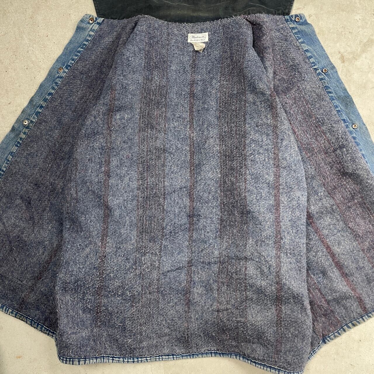 60〜70年代 MADEWELL ブランケットライナー デニムカバーオール 60〜70年代 MADEWELL ブランケットライナー デニムカバーオール