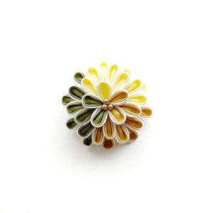 菊【帯留 / ブローチ】