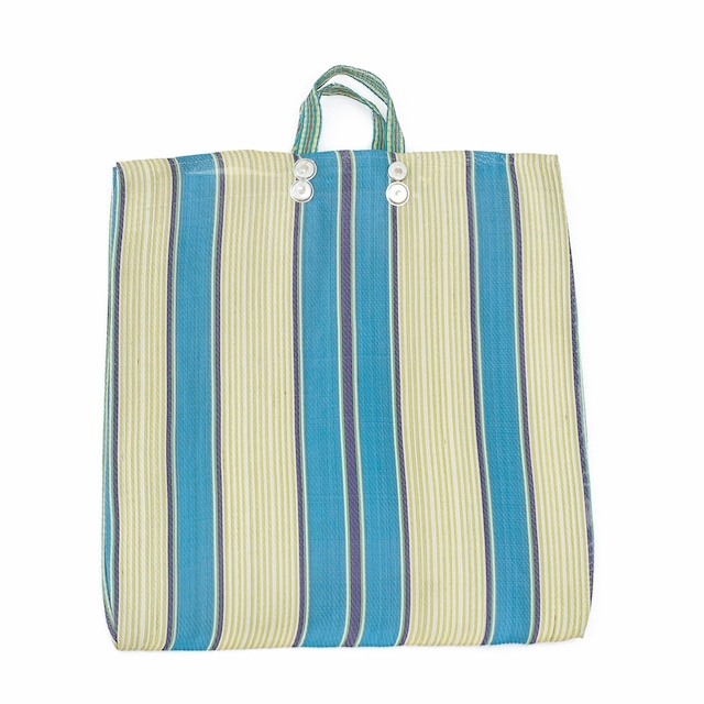 Auntie Oti | STRIPE MEMSH TOTE - GREEN