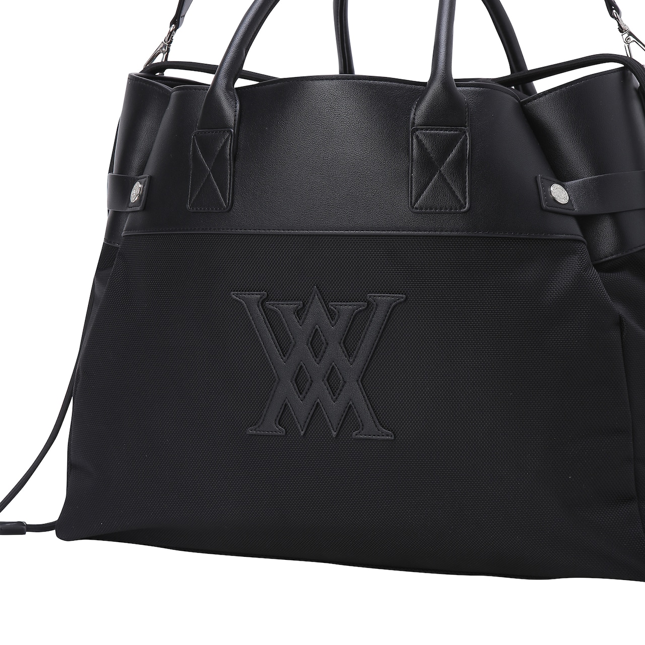 STRING BOSTON BAG [サイズ: F(AGEUUBB05BKF)] [カラー: BLACK]