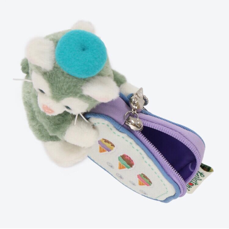 ジェラトーニ ポーチ セイチーズ ダッフィーのセイチーズ 2020 東京 ディズニー シー 限定 公式 ダッフィー&フレンズ ストラップ ぬいぐるみ バッジ ネコ