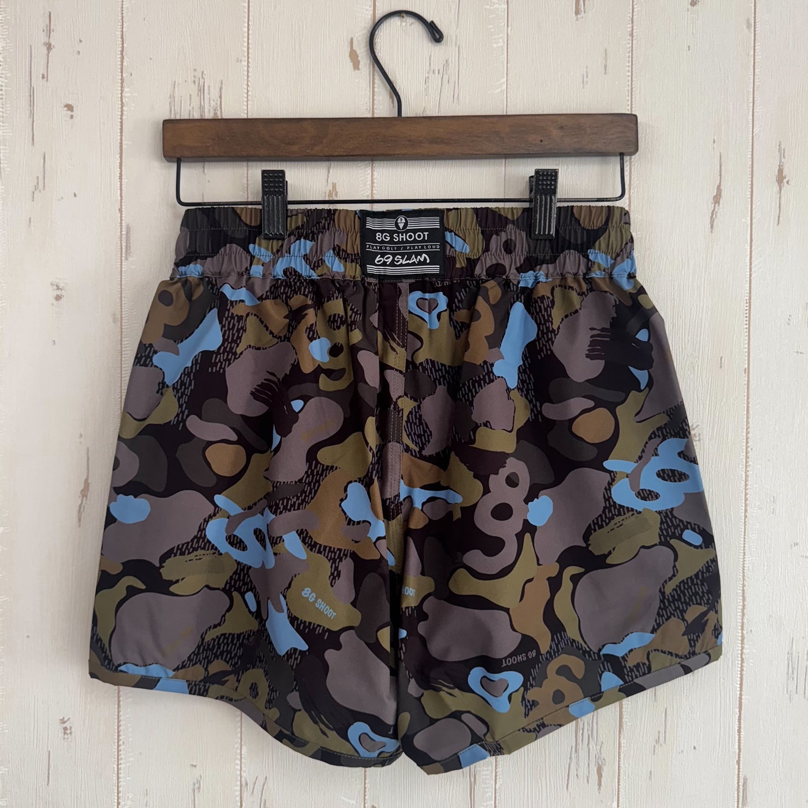 WOMEN'S】 8G SHOOT ×69slam ALOHA SHORT PANTS -DARK CAMO- | 8G