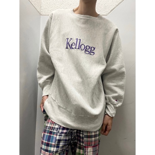 90's Champion Reverse Weave "Kellogg" スウェット