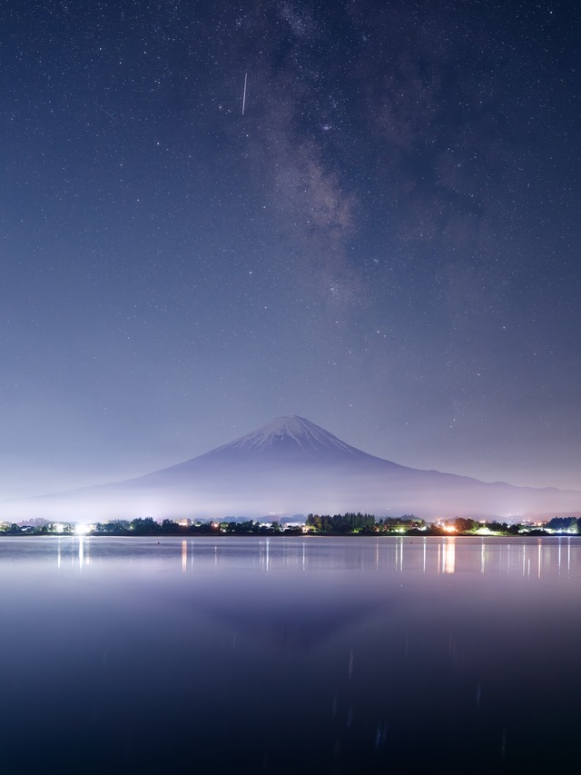 Starry sky 01　富士山と星景 gallery image 1
