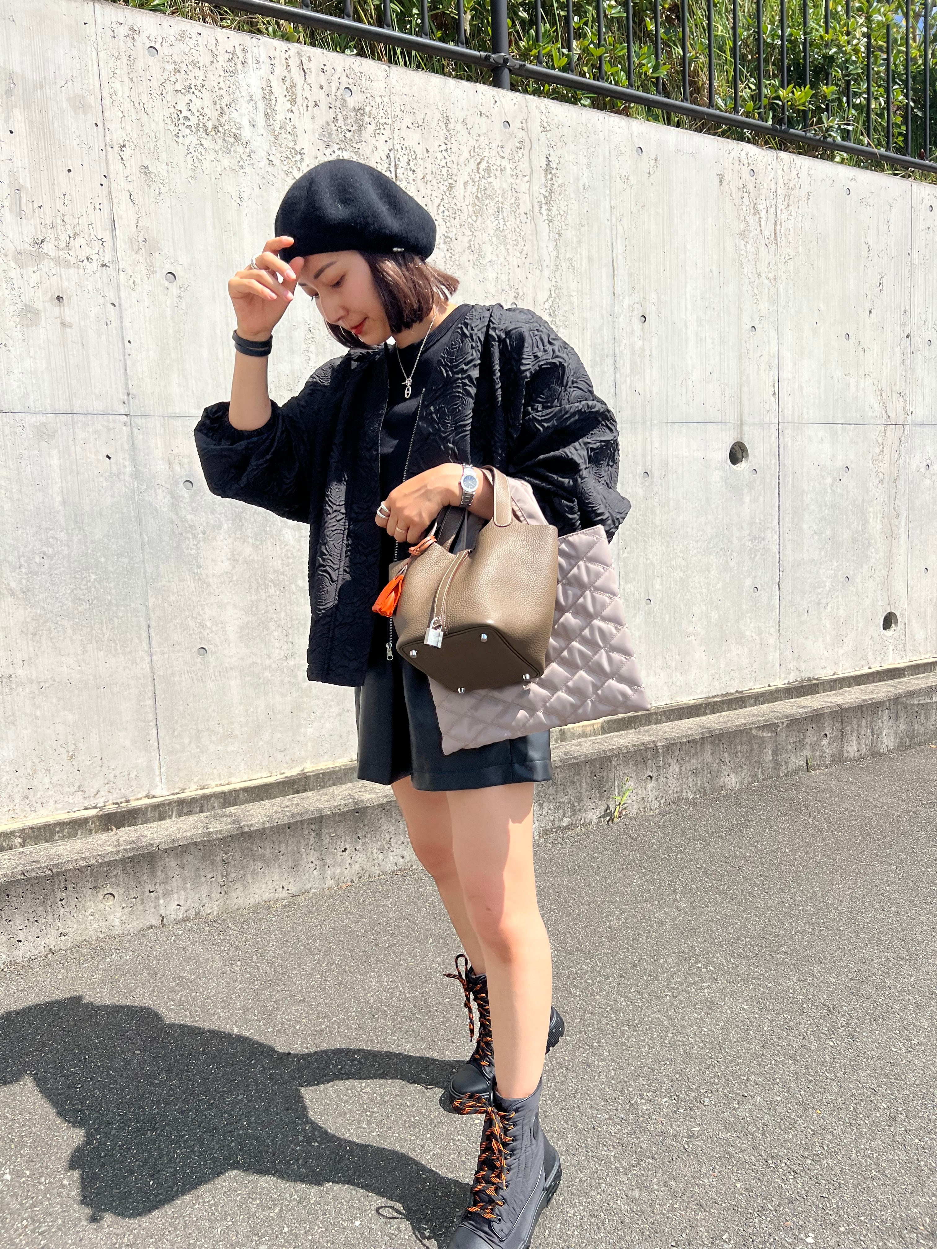 taupe撥水バッグ/mini | soleile