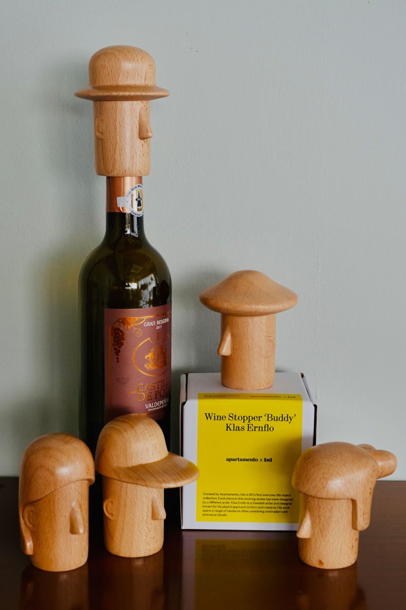 WINE STOPPERS 'BUDDY' by Klas Ernflo | The Landscapers