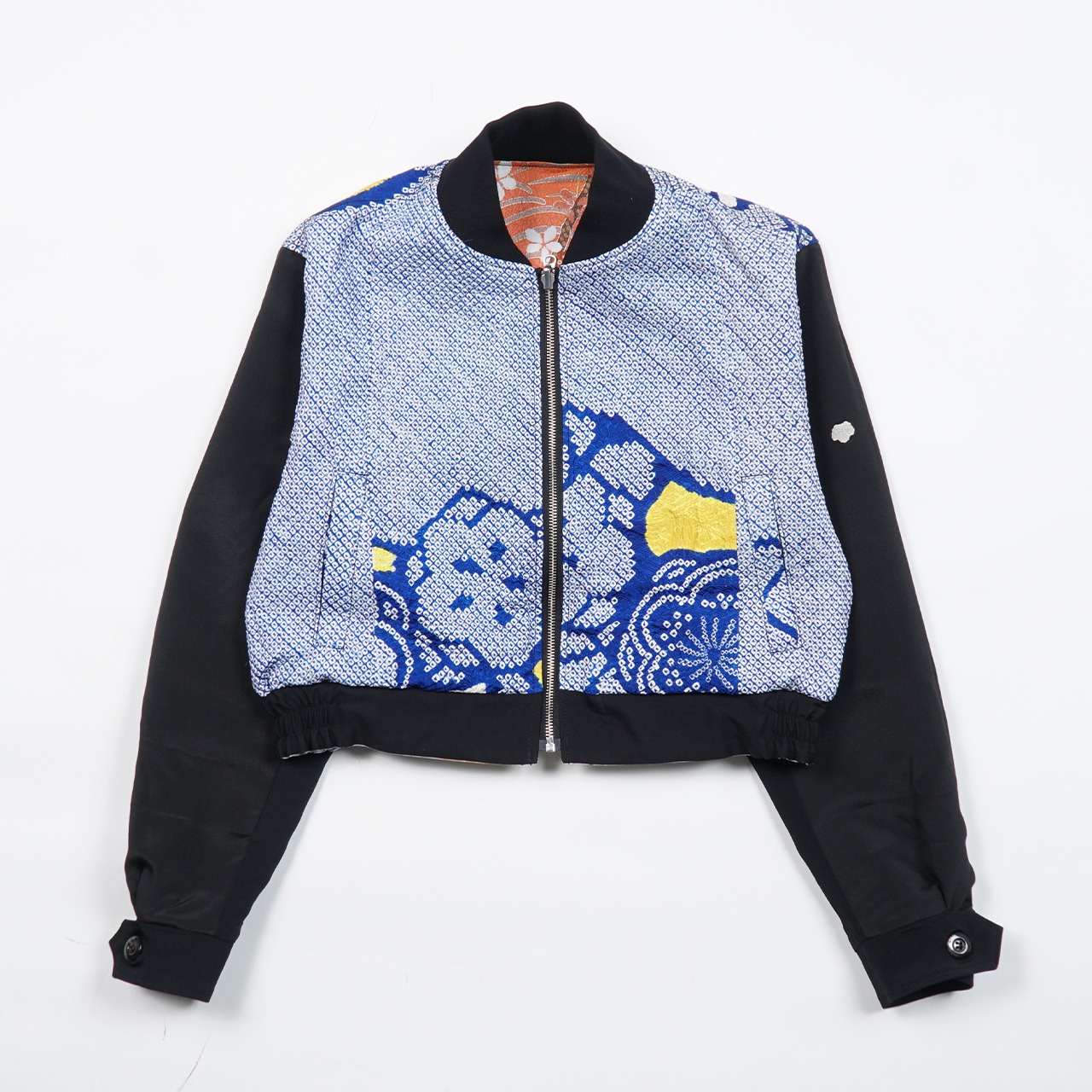 【BJK-L005】再構築リバーシブル着物ボンバー  KIMONO REVERSIBLE BOMBER JACKET