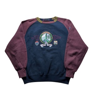vintage BEST COMPANY bicolor sweat shirt