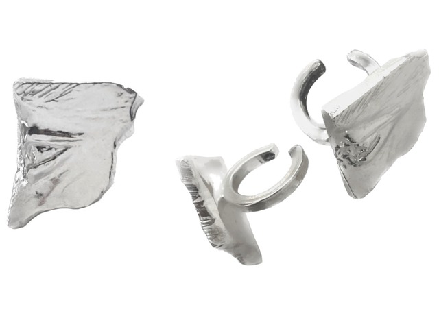 [P020] Silver 925 profile ear-cuff 1side