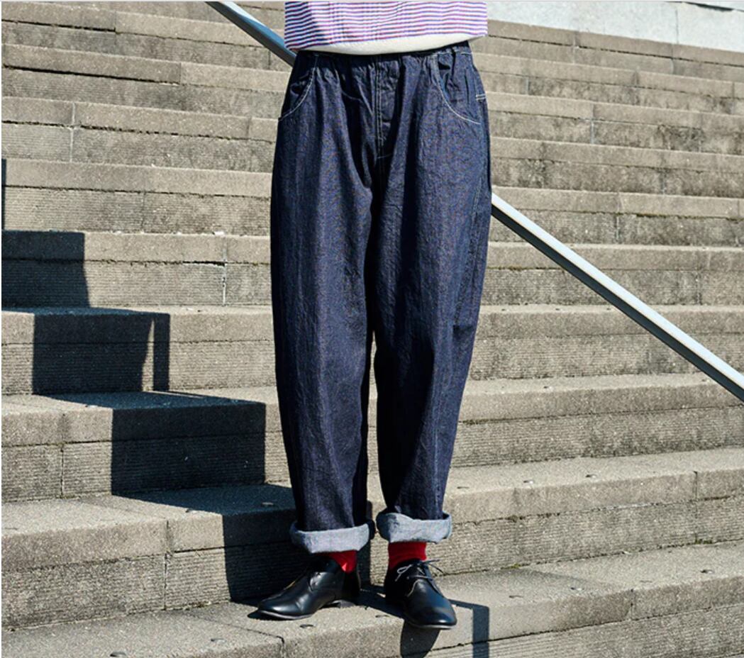 641800BE 8ozムラデニム ノッポパンツ