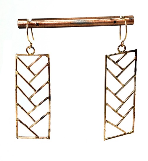 【ピアス】バンブーモチーフ