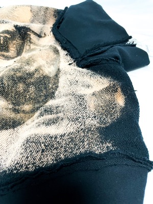 UNFINISHEDビッグシルエットダメージトレーナー2023003