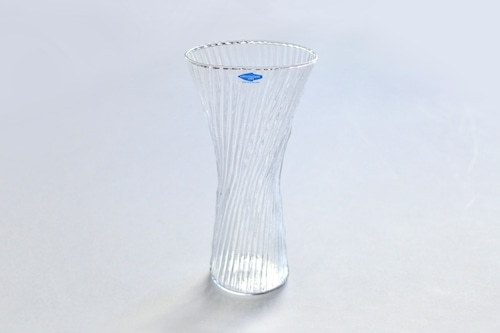 vintage NUUTAJÄRVI VILJA glass vase  / ヴィンテージ ヌータヤルヴィヴィルヤ ガラス ベース