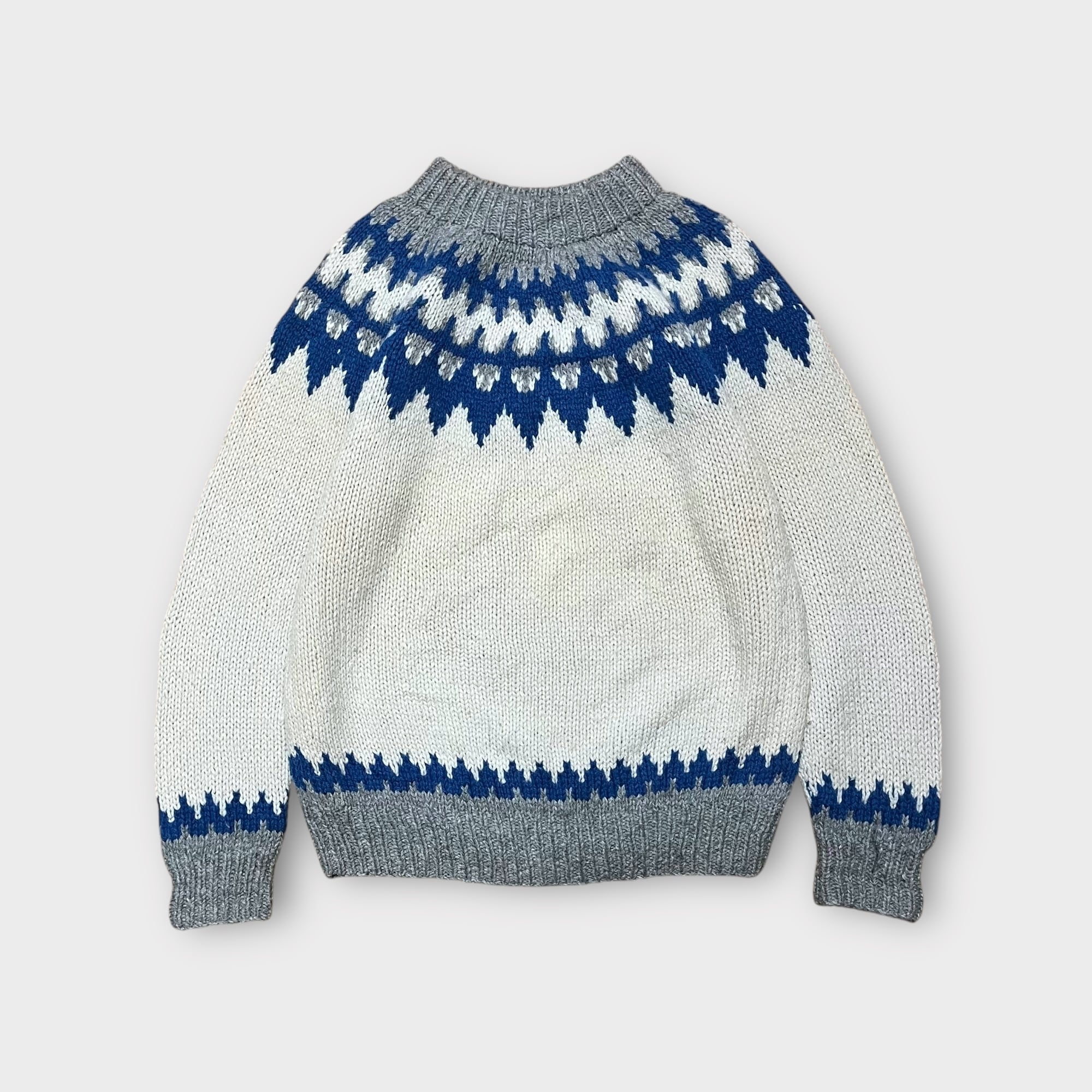 【Used】ハンドメイドノルディックニットセーター