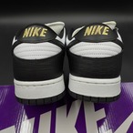 ×SUPREME NIKE SB DUNK LOW OG QS CROC SKIN GOLD STARS BLACK DH3228-102