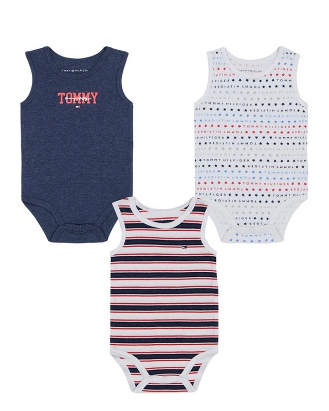 【60cm】ベビー（男の子）3枚セット　ロンパース