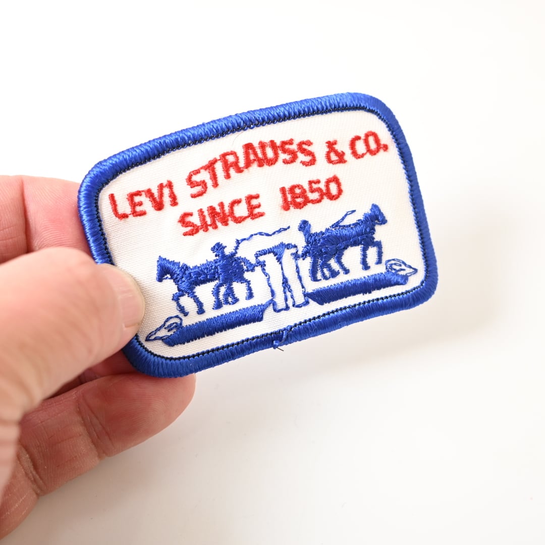 Vintage Levi's Advertising Two Horses Patch | Button Works Store