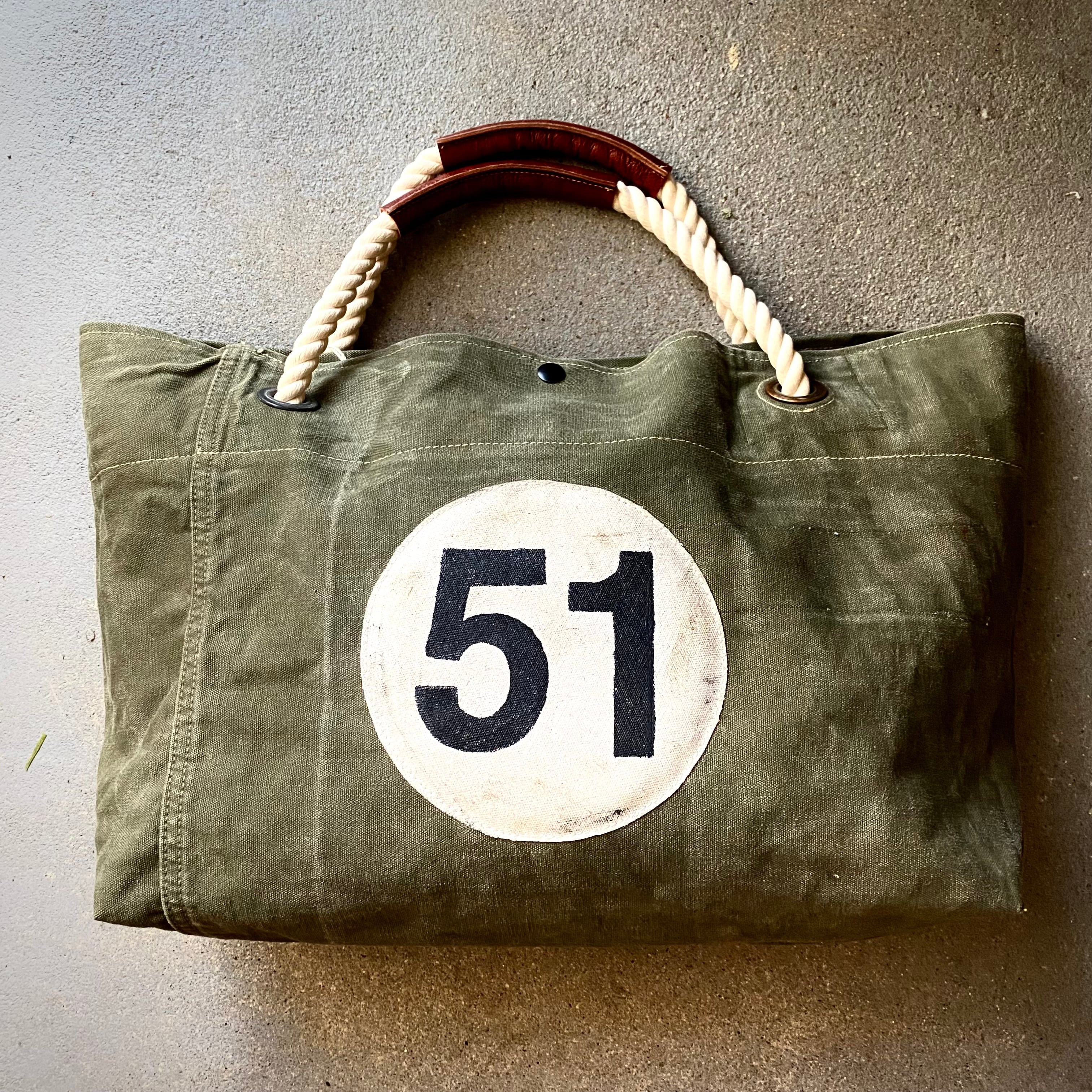 40's U.S. MILITARY Vintage Tote Bag “No.51” | PPF vintage & remake
